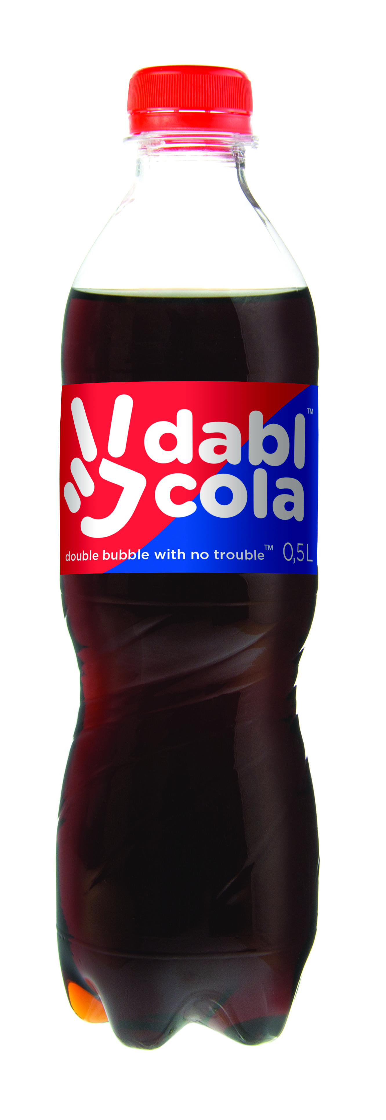 Напій сильногазований на ароматизаторах низькокалорійний "Кола" ТМ "dabl cola" 0,5 л на підсолоджувачі